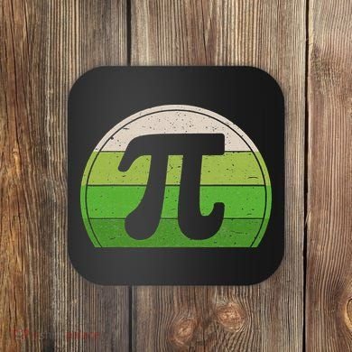 funny pi day pi ladies vintage math teacher Coaster