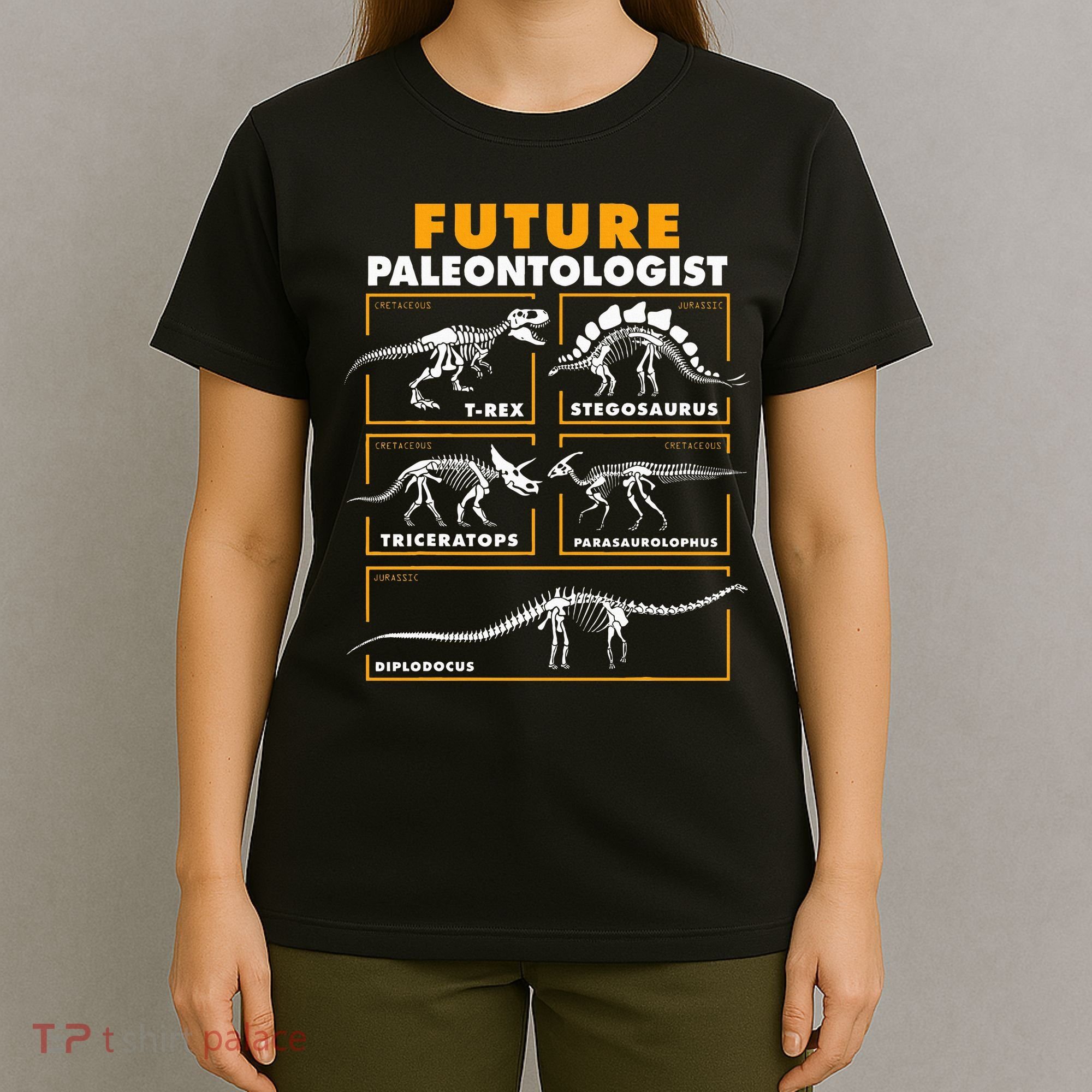 Future Paleontologist Dinosaur Fossil Paleontology Kids Boys T-Shirt
