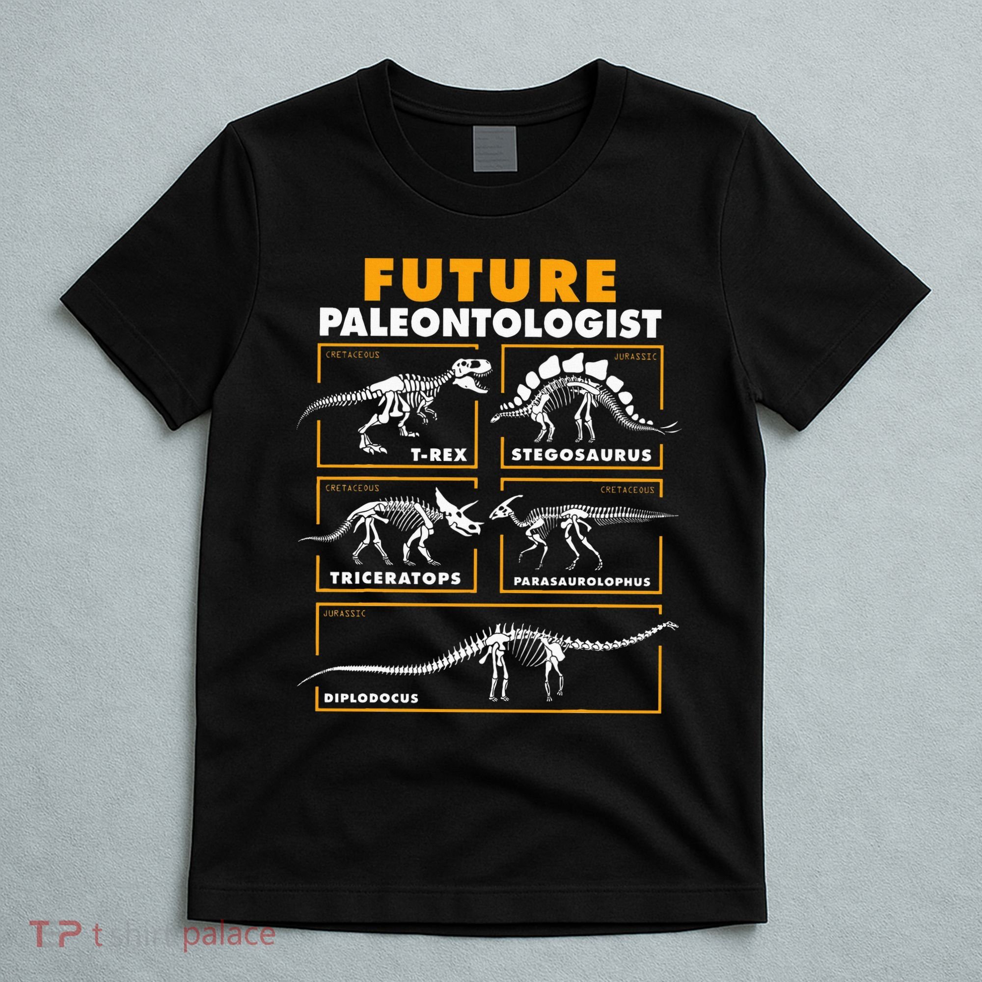 Future Paleontologist Dinosaur Fossil Paleontology Kids Boys T-Shirt