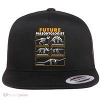 Future Paleontologist Dinosaur Fossil Paleontology Kids Boys Flat Bill Trucker Hat thumb 0