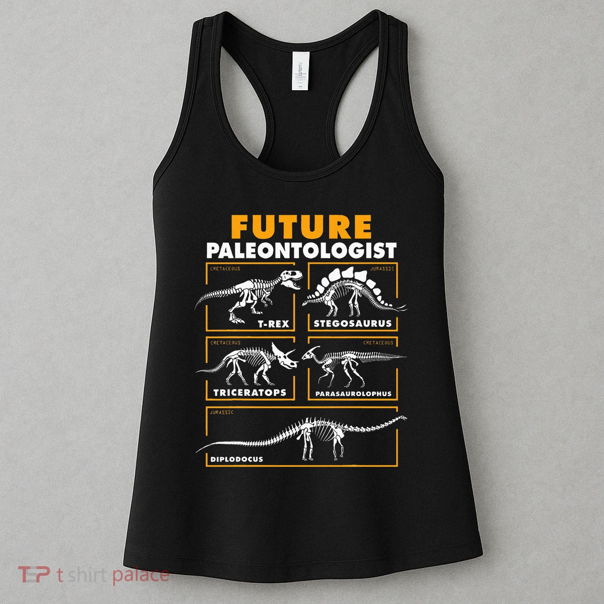 Future Paleontologist Dinosaur Fossil Paleontology Kids Boys Women's Tank Top
