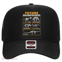 Future Paleontologist Dinosaur Fossil Paleontology Kids Boys Hat thumb 0