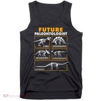 Future Paleontologist Dinosaur Fossil Paleontology Kids Boys Tank Top thumb 0