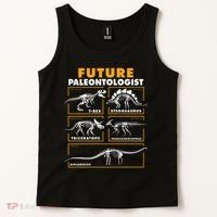 Future Paleontologist Dinosaur Fossil Paleontology Kids Boys Tank Top thumb 2