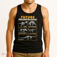 Future Paleontologist Dinosaur Fossil Paleontology Kids Boys Tank Top thumb 3