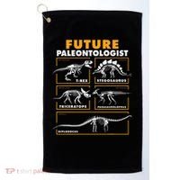 Future Paleontologist Dinosaur Fossil Paleontology Kids Boys Golf Towel thumb 0