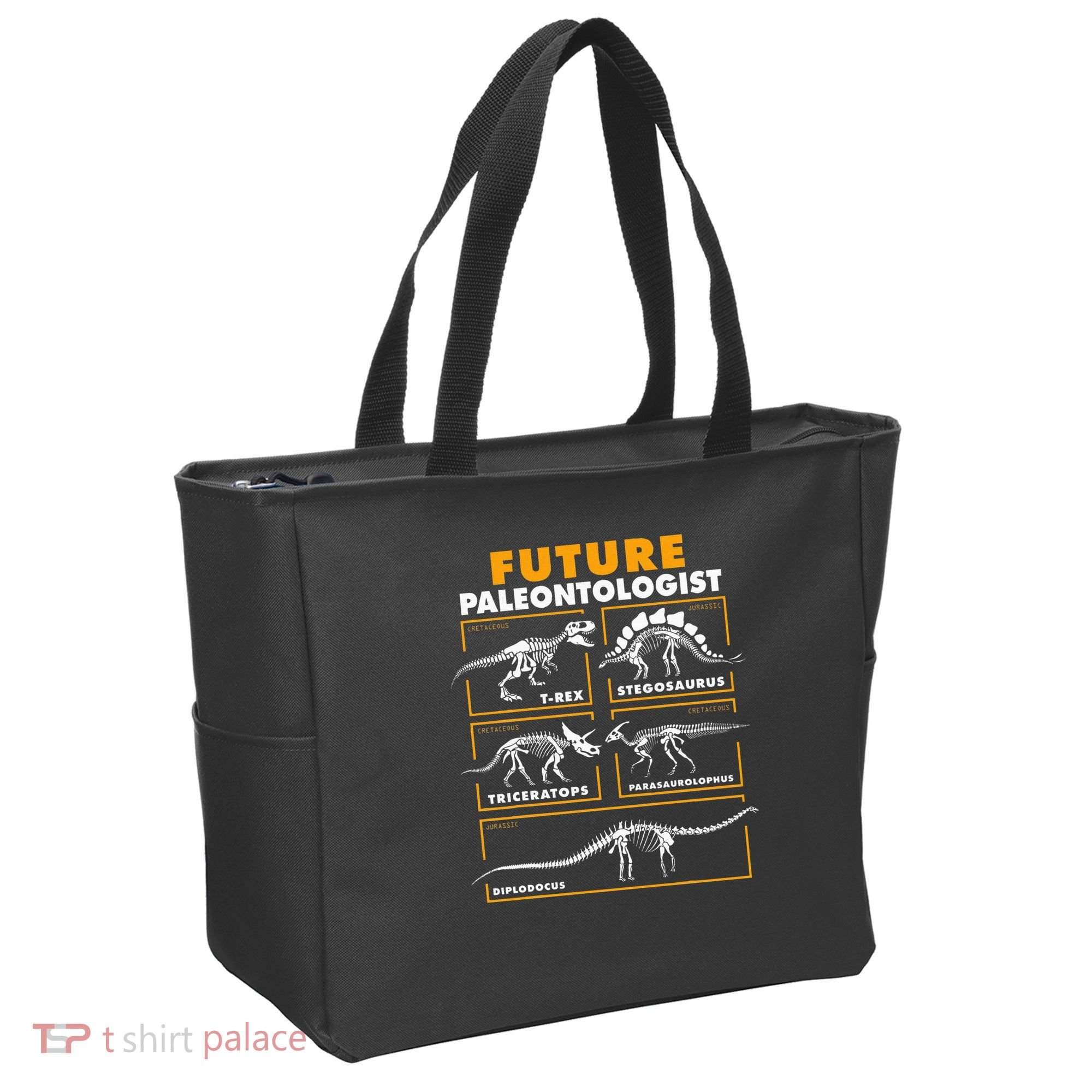 Future Paleontologist Dinosaur Fossil Paleontology Kids Boys Tote Bag