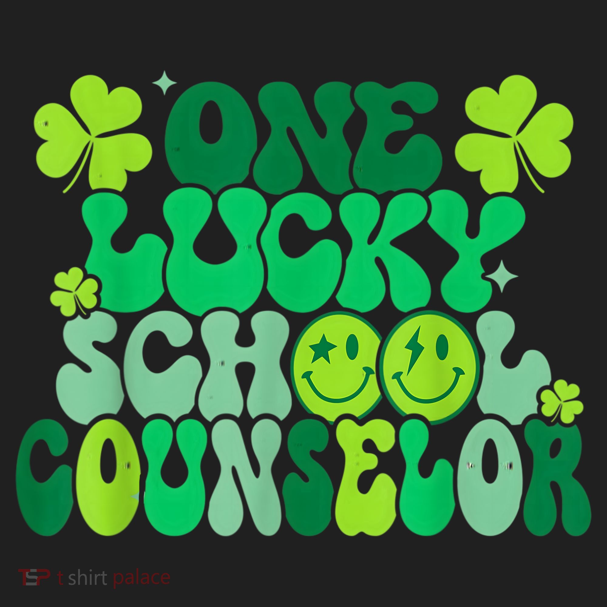 Funny Patrick's Day, Groovy Teacher One Lucky School Counselor Beanie