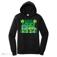 Funny Patrick's Day, Groovy Teacher One Lucky School Counselor Women's Hoodie thumb 0