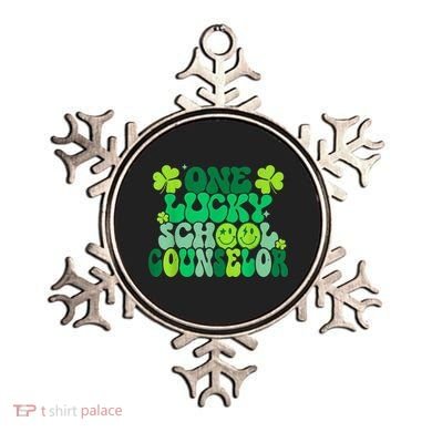 Funny Patrick's Day, Groovy Teacher One Lucky School Counselor Ornament