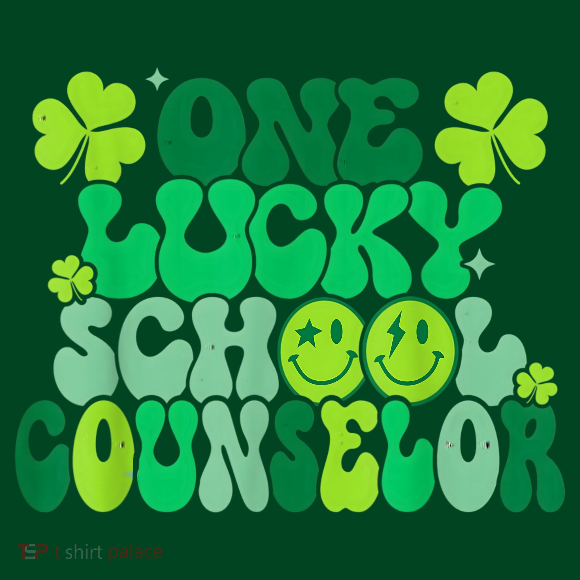 Funny Patrick's Day, Groovy Teacher One Lucky School Counselor Mousepad