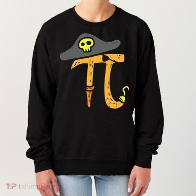 Funny Pi Day Rate Pirate Lovers Math Geek Women's Sweatshirt