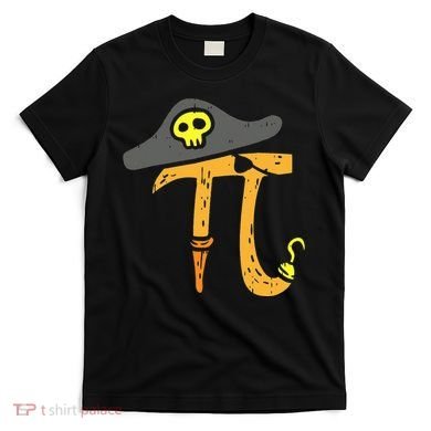 Funny Pi Day Rate Pirate Lovers Math Geek T-Shirt