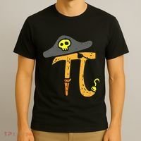 Funny Pi Day Rate Pirate Lovers Math Geek T-Shirt thumb 3