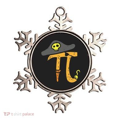 Funny Pi Day Rate Pirate Lovers Math Geek Ornament