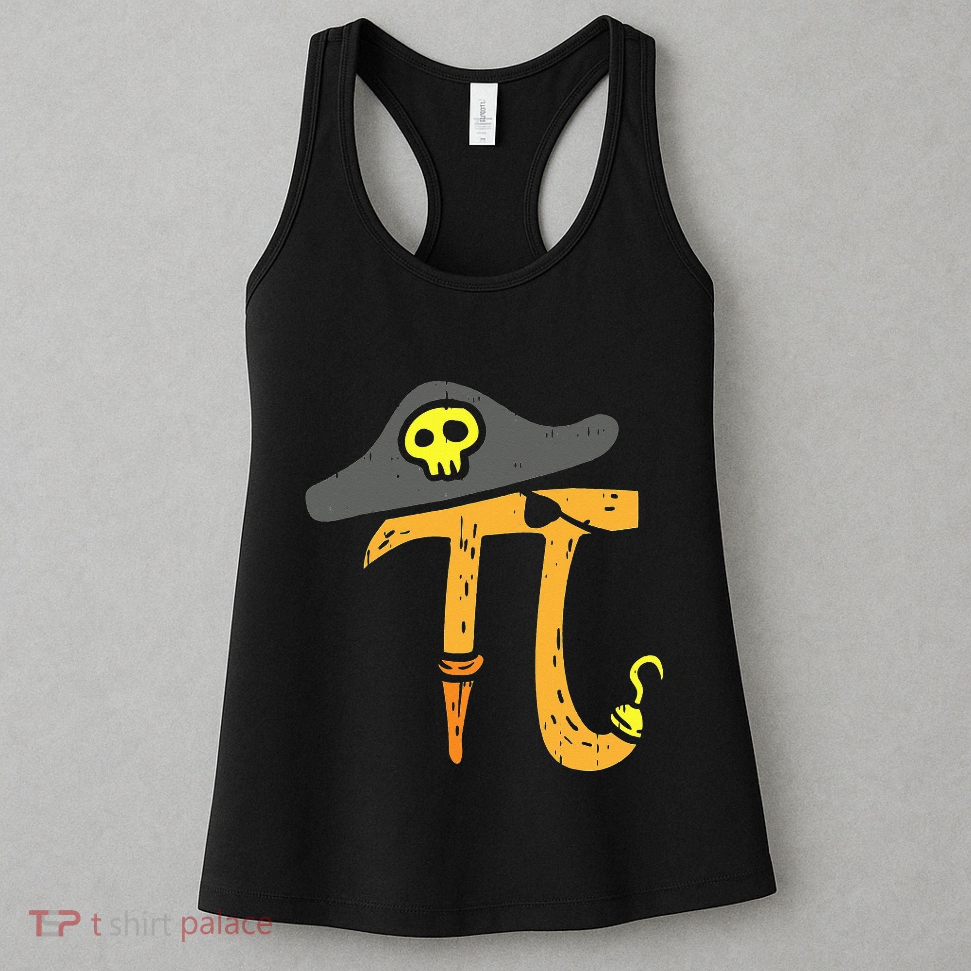 Funny Pi Day Rate Pirate Lovers Math Geek Women's Tank Top