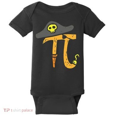Funny Pi Day Rate Pirate Lovers Math Geek Baby Bodysuit