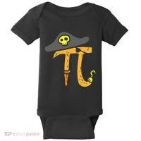 Funny Pi Day Rate Pirate Lovers Math Geek Baby Bodysuit thumb 0