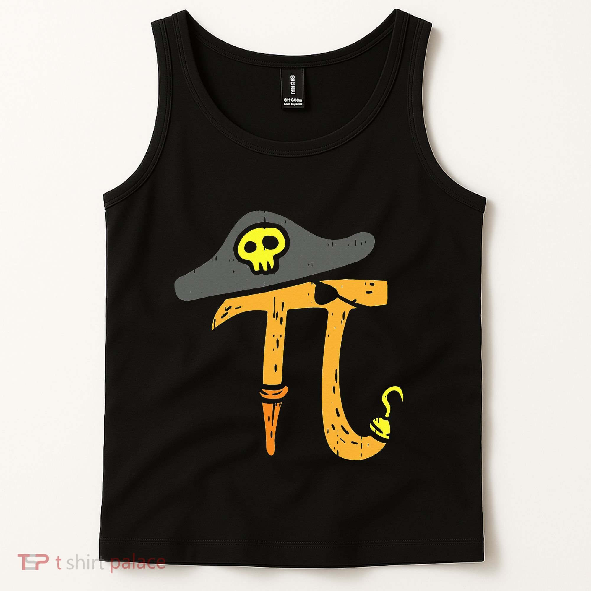 Funny Pi Day Rate Pirate Lovers Math Geek Tank Top