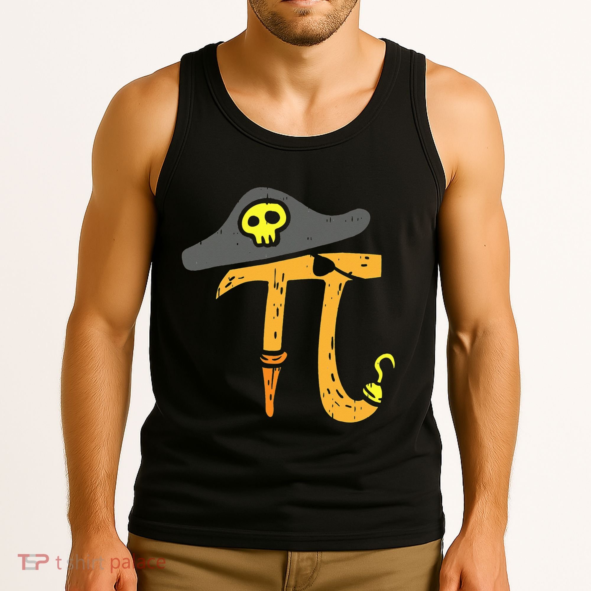 Funny Pi Day Rate Pirate Lovers Math Geek Tank Top