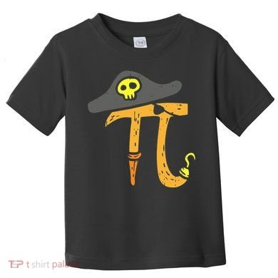 Funny Pi Day Rate Pirate Lovers Math Geek Toddler T-Shirt
