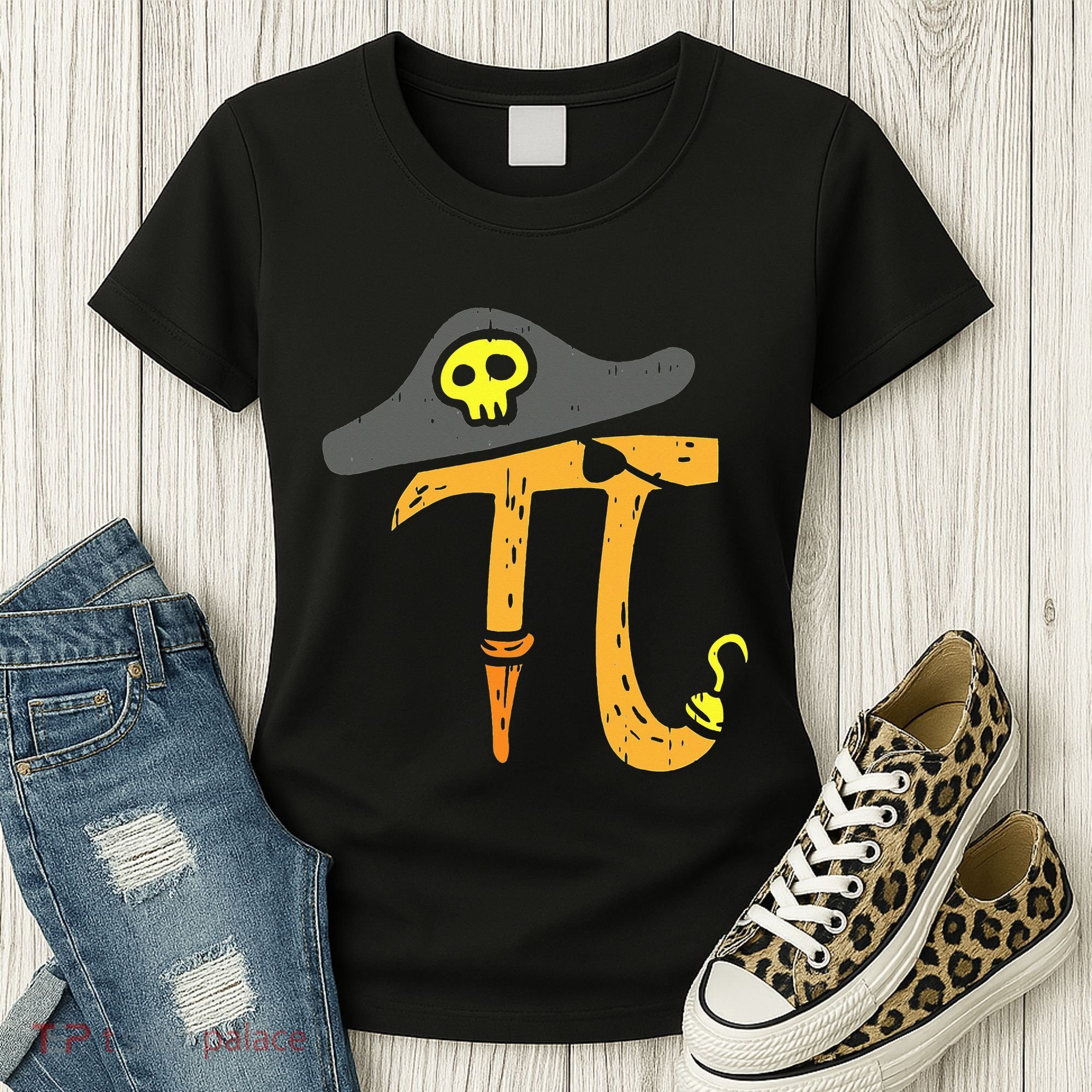 Funny Pi Day Rate Pirate Lovers Math Geek Women's T-Shirt