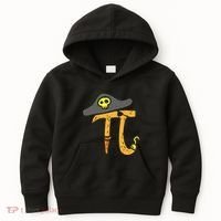 Funny Pi Day Rate Pirate Lovers Math Geek Kids Hoodie thumb 0