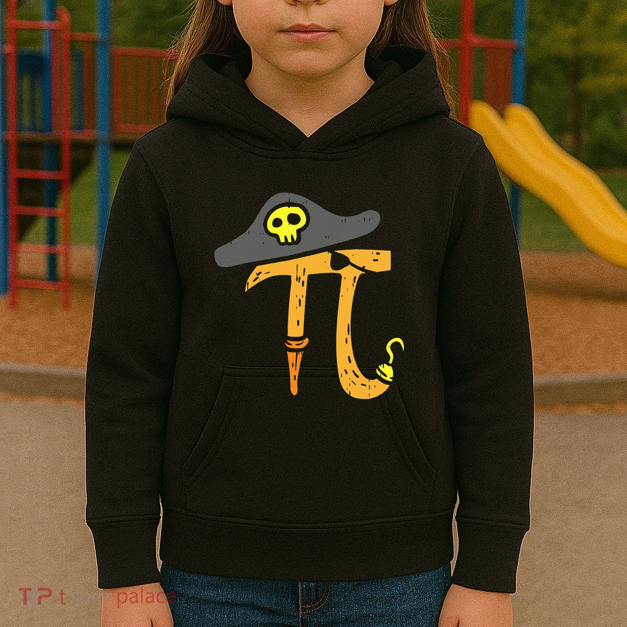 Funny Pi Day Rate Pirate Lovers Math Geek Kids Hoodie