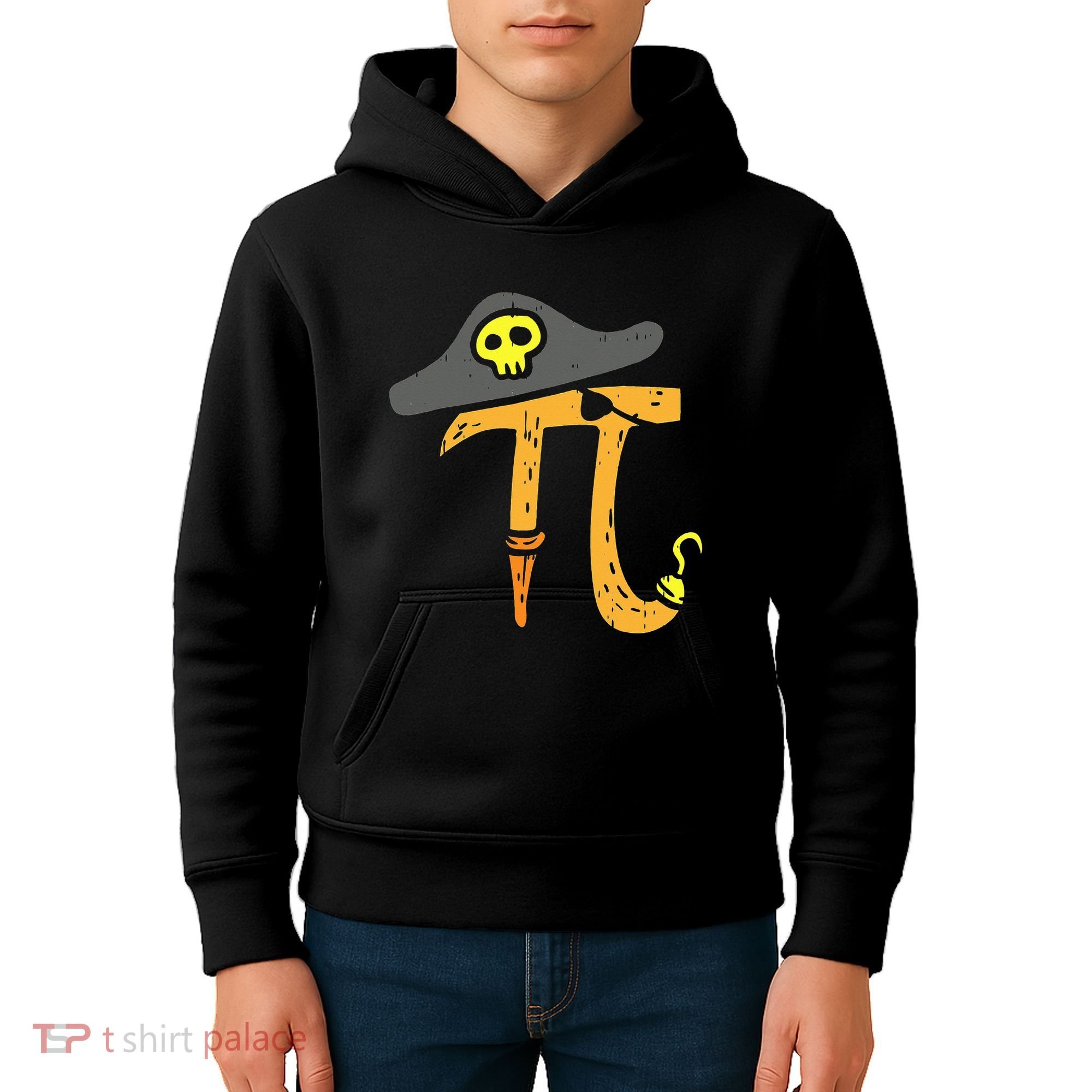 Funny Pi Day Rate Pirate Lovers Math Geek Kids Hoodie
