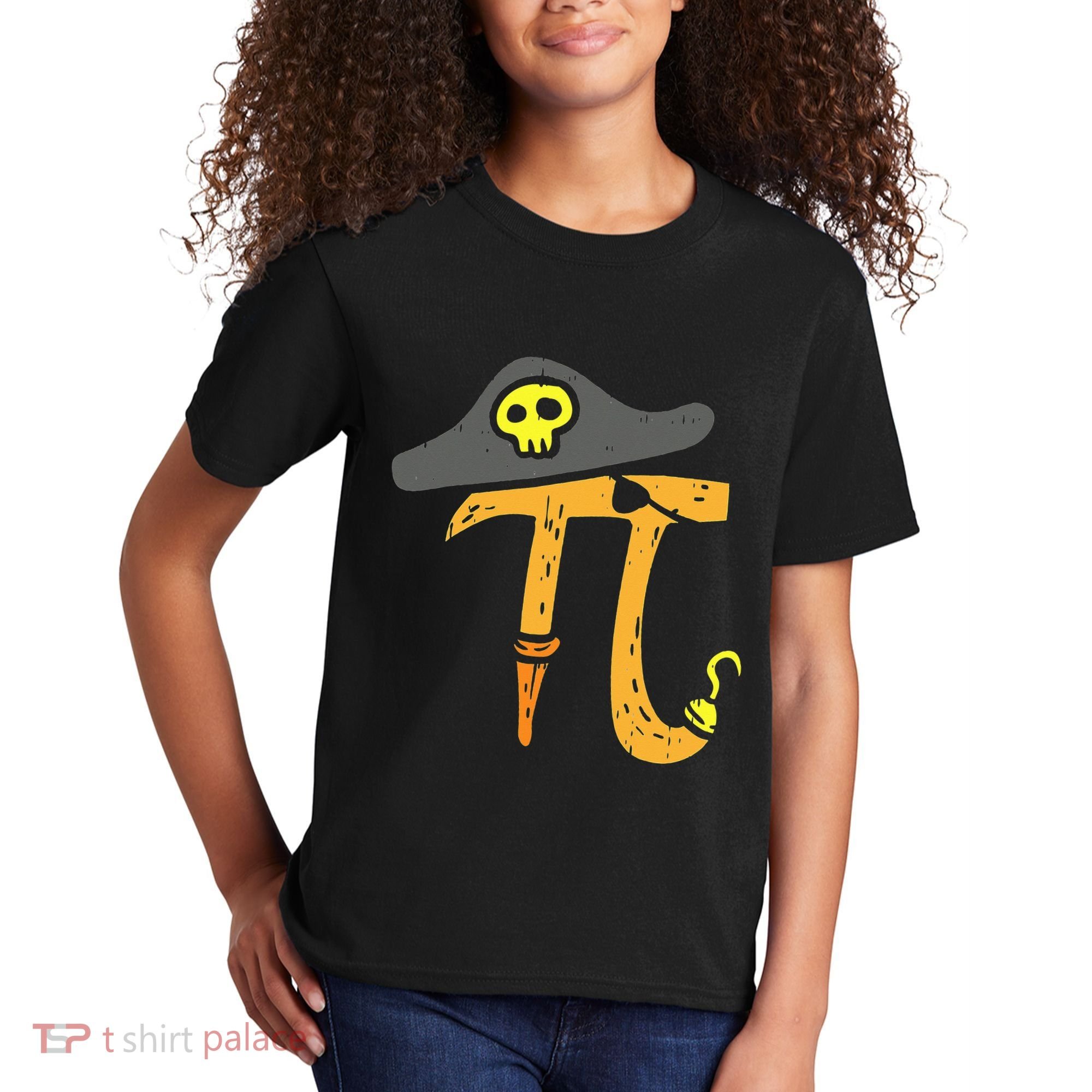 Funny Pi Day Rate Pirate Lovers Math Geek Kids T-Shirt