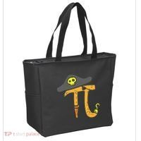 Funny Pi Day Rate Pirate Lovers Math Geek Tote Bag thumb 2