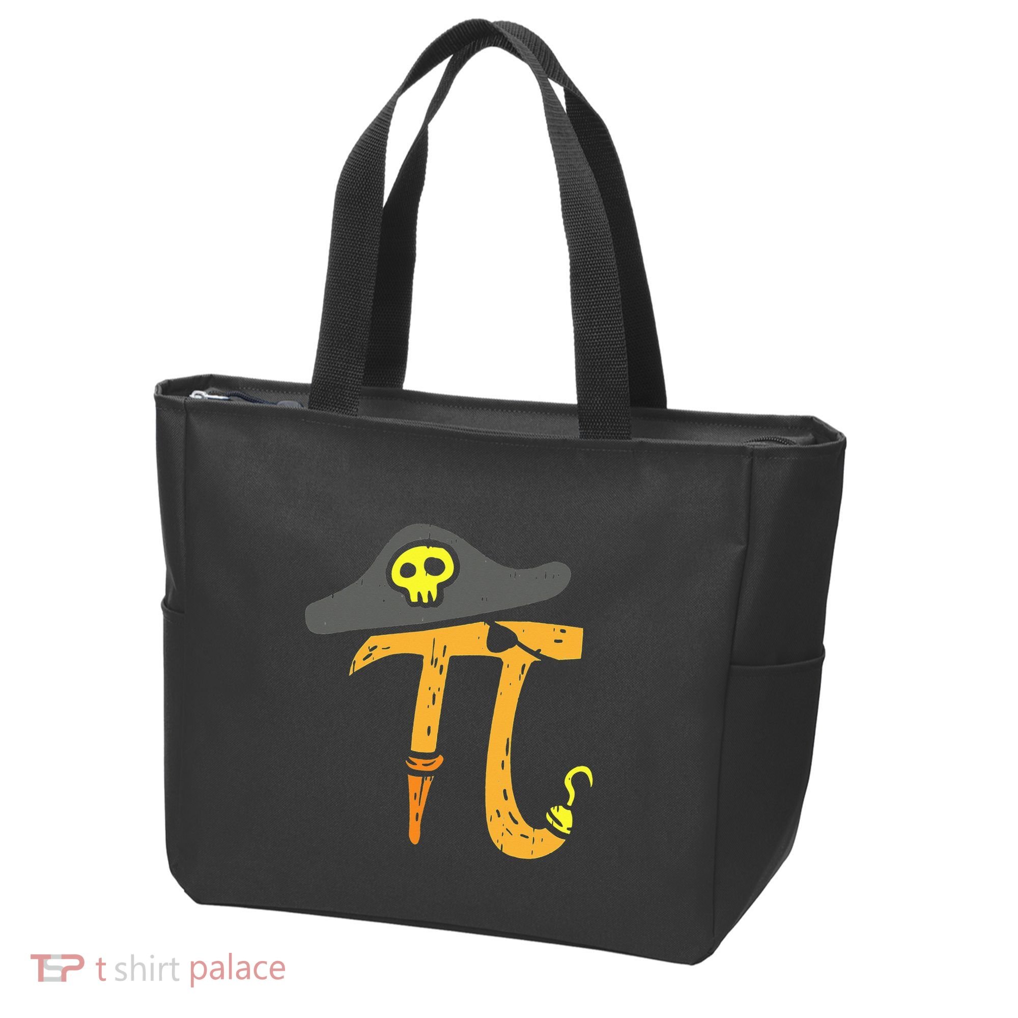 Funny Pi Day Rate Pirate Lovers Math Geek Tote Bag