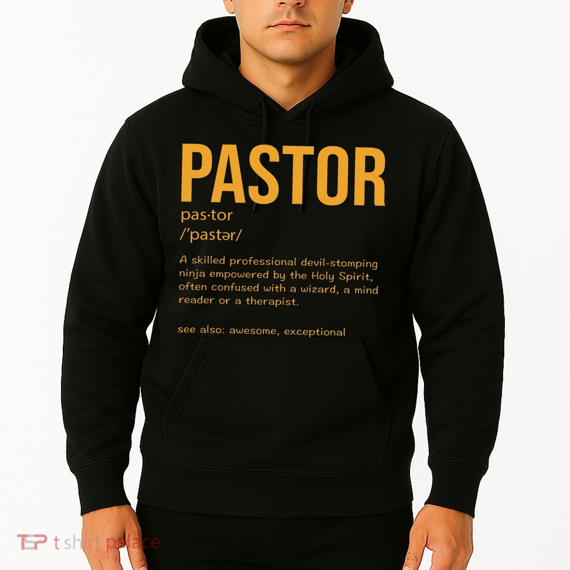 Funny Pastor Definition Gift Christian Preachers Women Hoodie