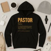 Funny Pastor Definition Gift Christian Preachers Women Hoodie thumb 3