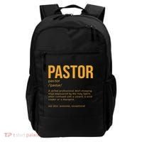 Funny Pastor Definition Gift Christian Preachers Women Backpack thumb 0