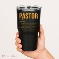 Funny Pastor Definition Gift Christian Preachers Women Tumbler thumb 2