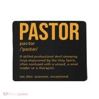 Funny Pastor Definition Gift Christian Preachers Women Mousepad thumb 0