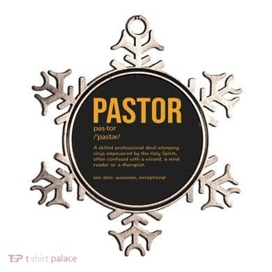 Funny Pastor Definition Gift Christian Preachers Women Ornament