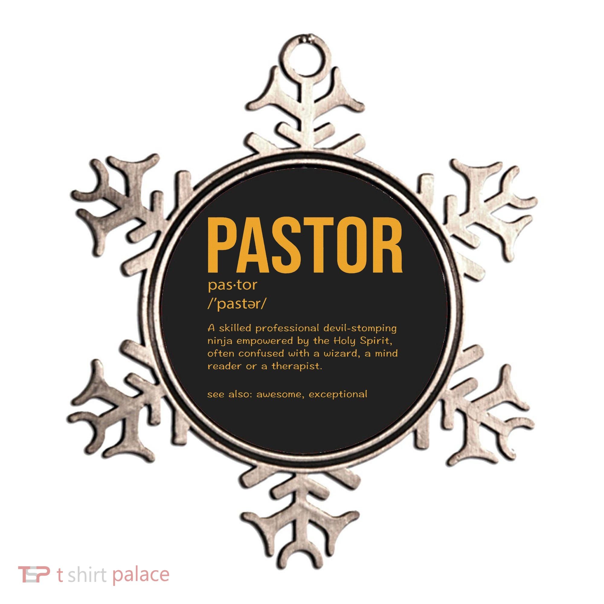 Funny Pastor Definition Gift Christian Preachers Women Ornament