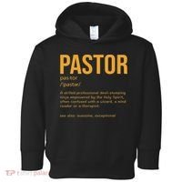 Funny Pastor Definition Gift Christian Preachers Women Toddler Hoodie thumb 0