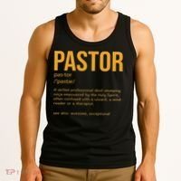 Funny Pastor Definition Gift Christian Preachers Women Tank Top thumb 3