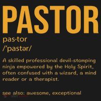 Funny Pastor Definition Gift Christian Preachers Women Women's T-Shirt thumb 6