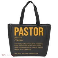 Funny Pastor Definition Gift Christian Preachers Women Tote Bag thumb 0