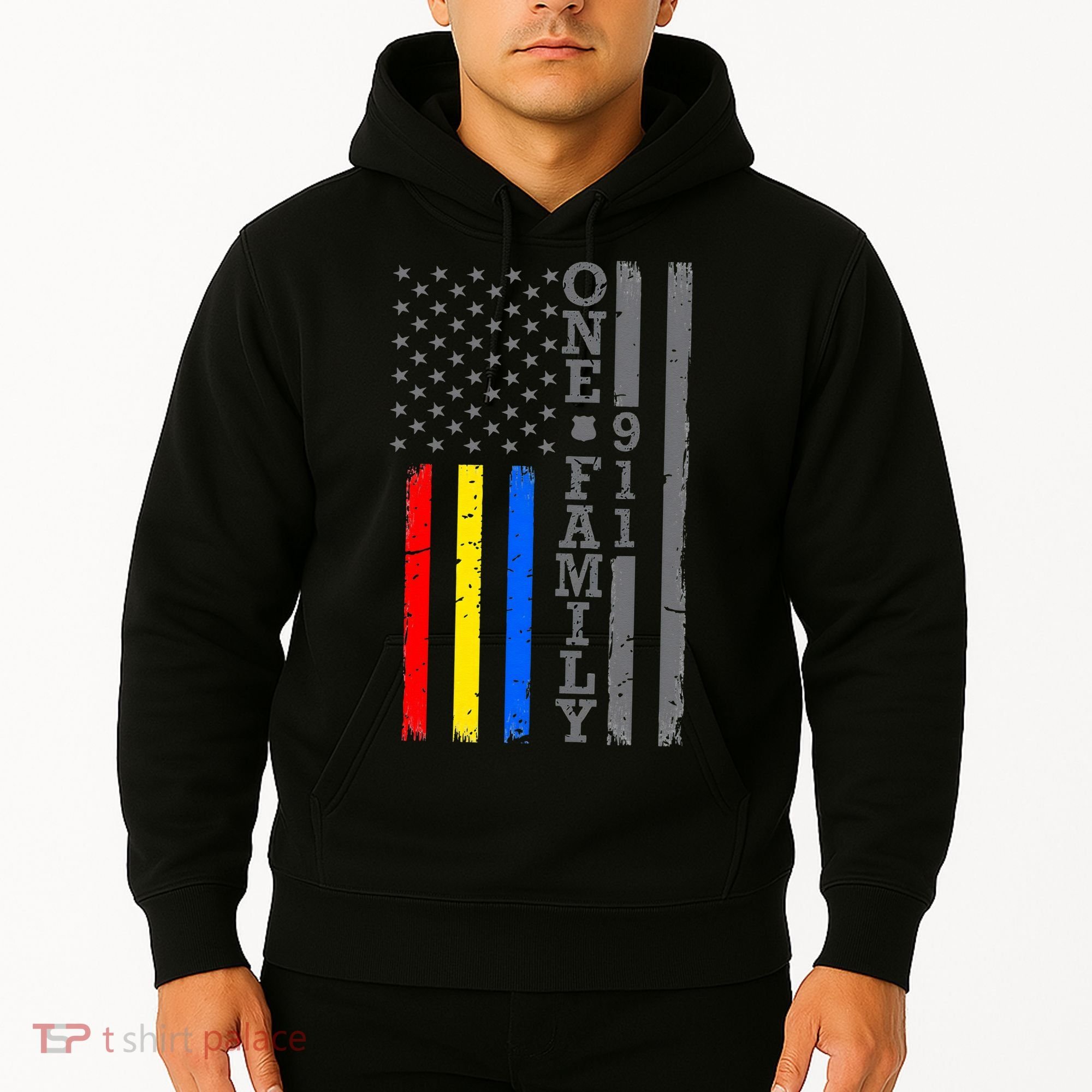 Fire Police Dispatcher 911 Emergency Services Hoodie
