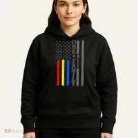 Fire Police Dispatcher 911 Emergency Services Hoodie thumb 5