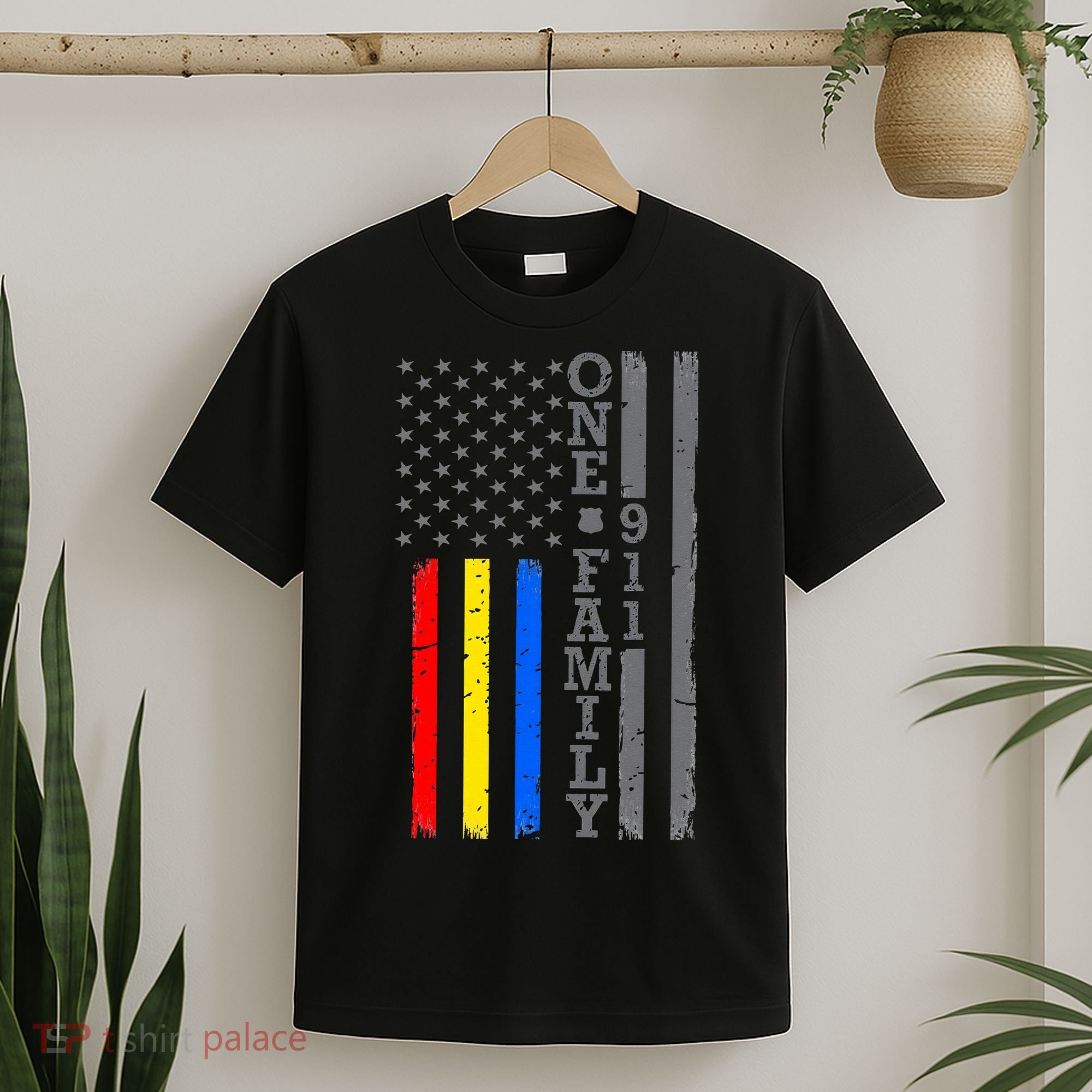 Fire Police Dispatcher 911 Emergency Services T-Shirt