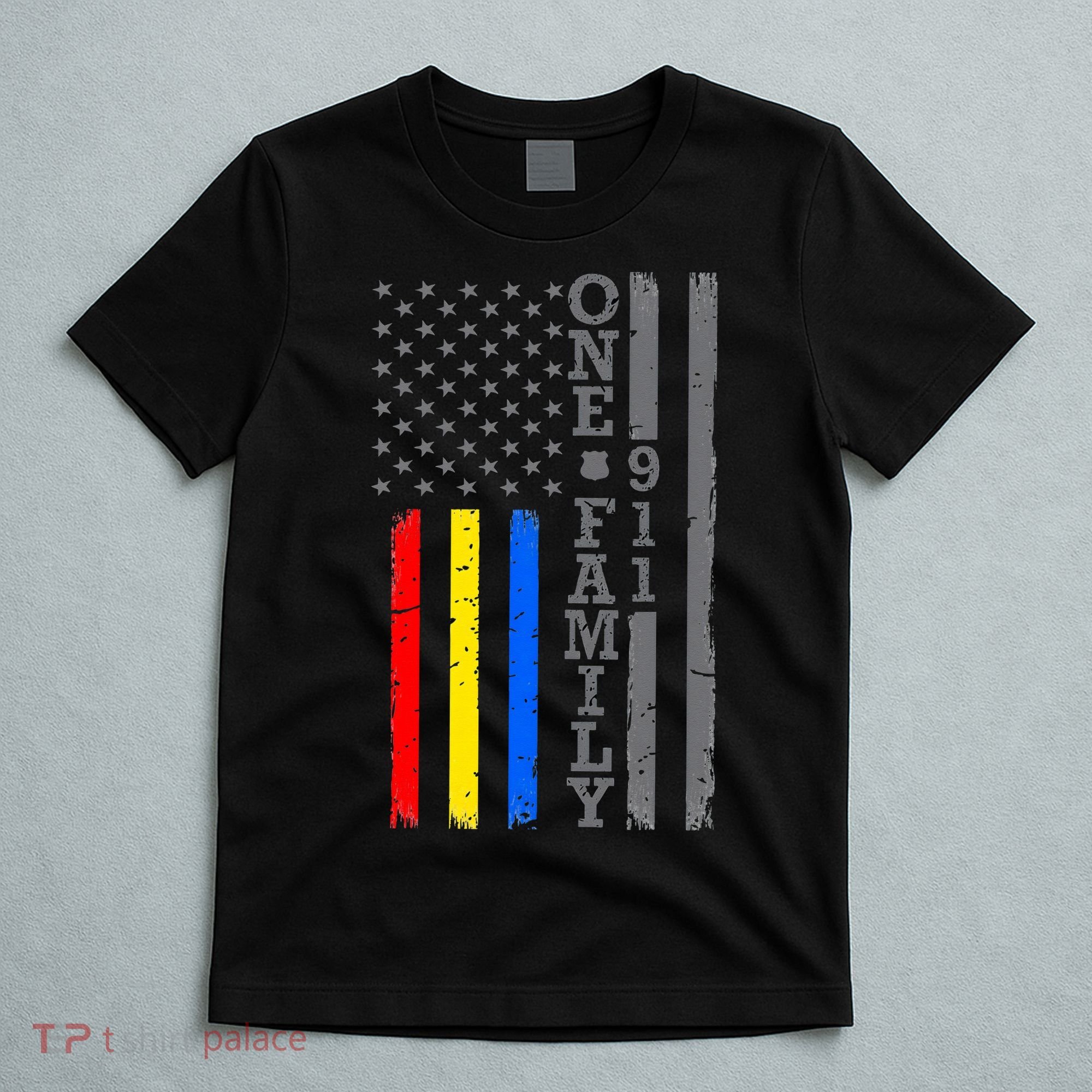Fire Police Dispatcher 911 Emergency Services T-Shirt