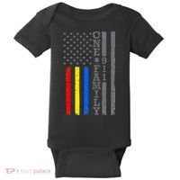 Fire Police Dispatcher 911 Emergency Services Baby Bodysuit thumb 0