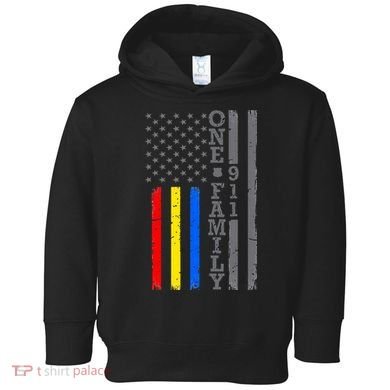 Fire Police Dispatcher 911 Emergency Services Toddler Hoodie