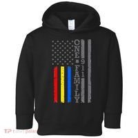 Fire Police Dispatcher 911 Emergency Services Toddler Hoodie thumb 0